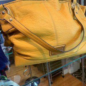 Mustard yellow Nine West shoulder bag